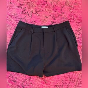 Good American Black High Waist Shorts